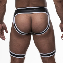Sparta's Harness Backless Snax Noir-Blanc